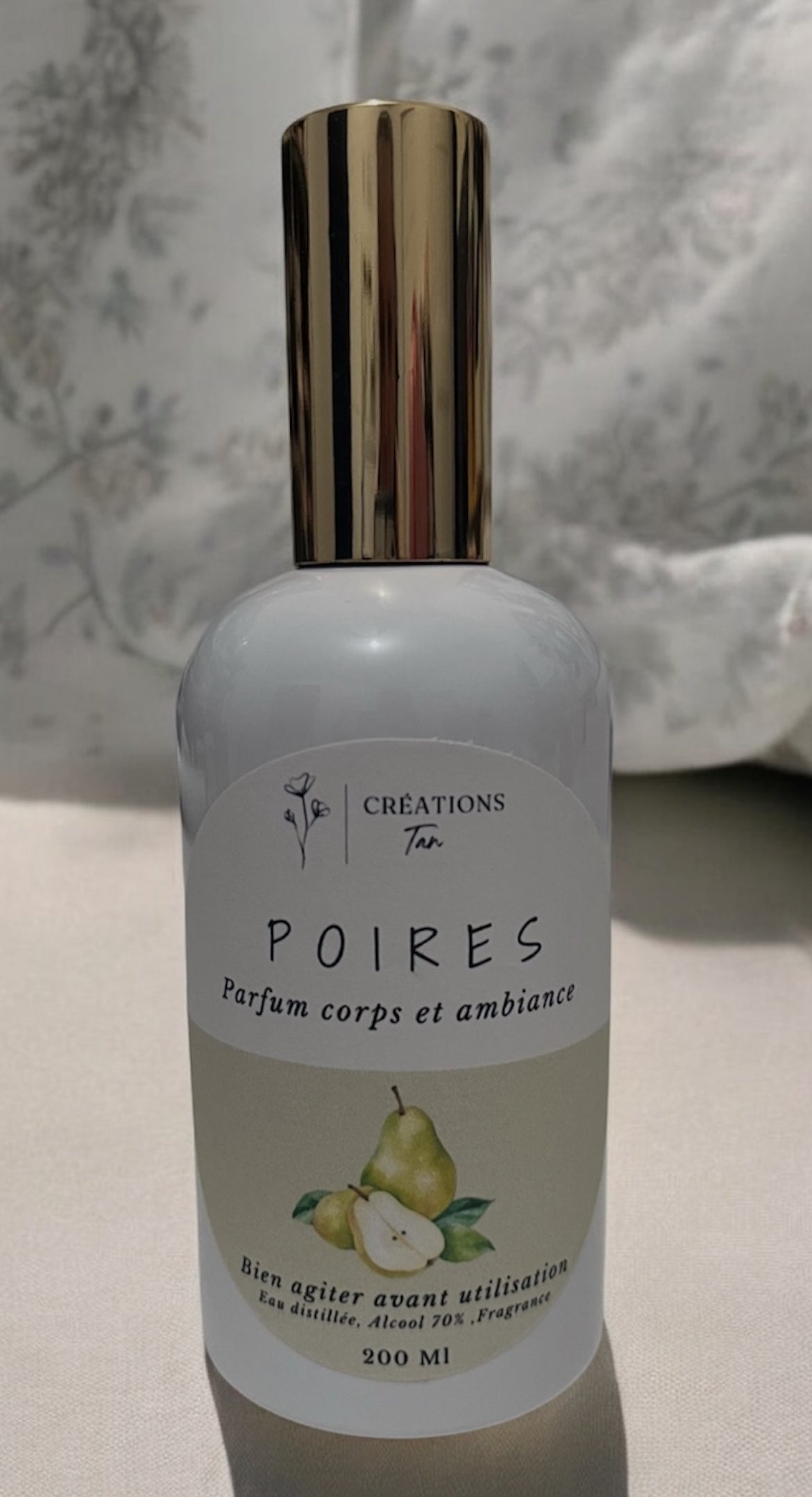 Parfum corps et ambiance aux poires