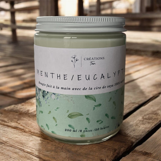 Bougie menthe/eucalyptus