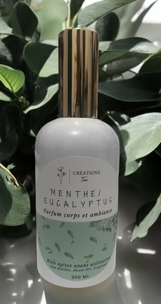 Parfum corps et ambiance menthe/eucalyptus