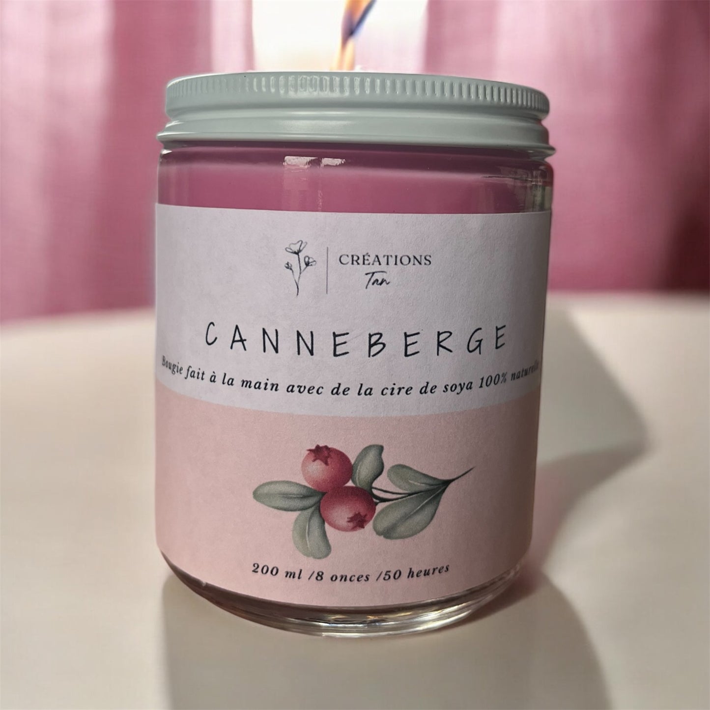 Bougie canneberge