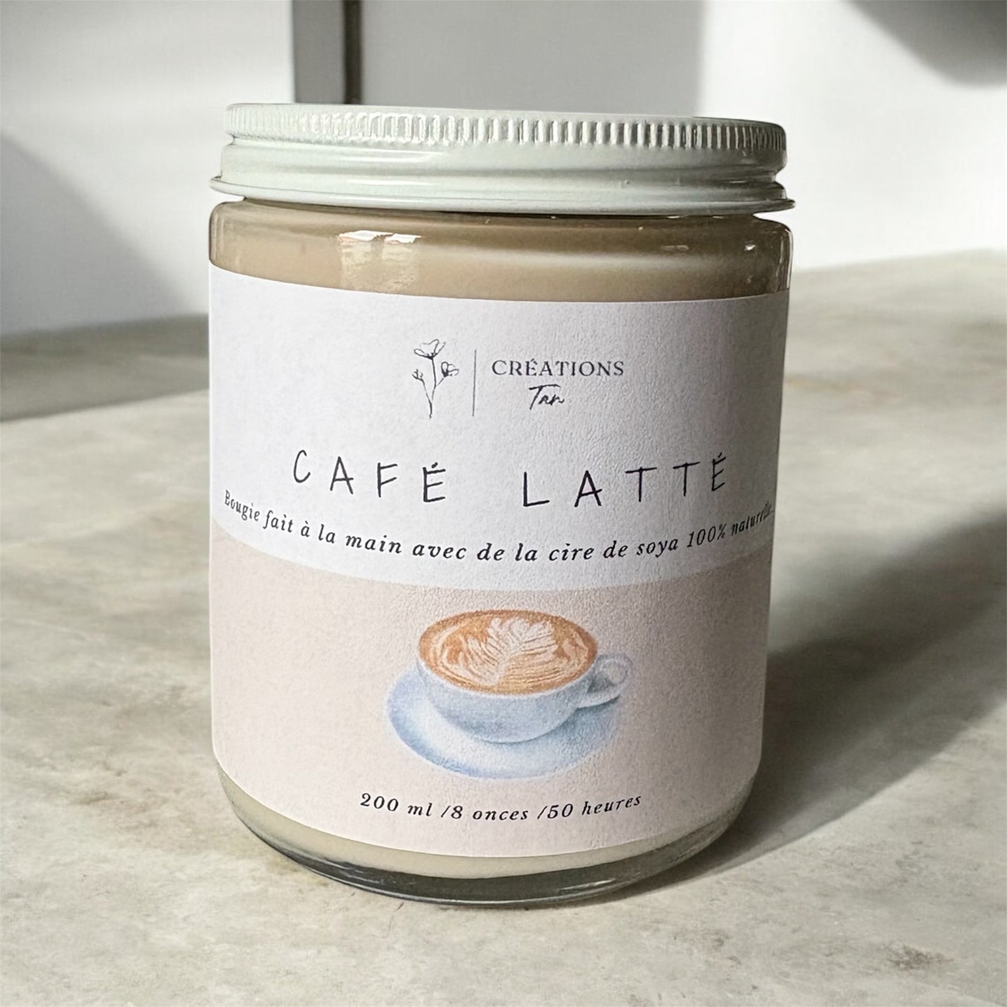 Bougie café latté