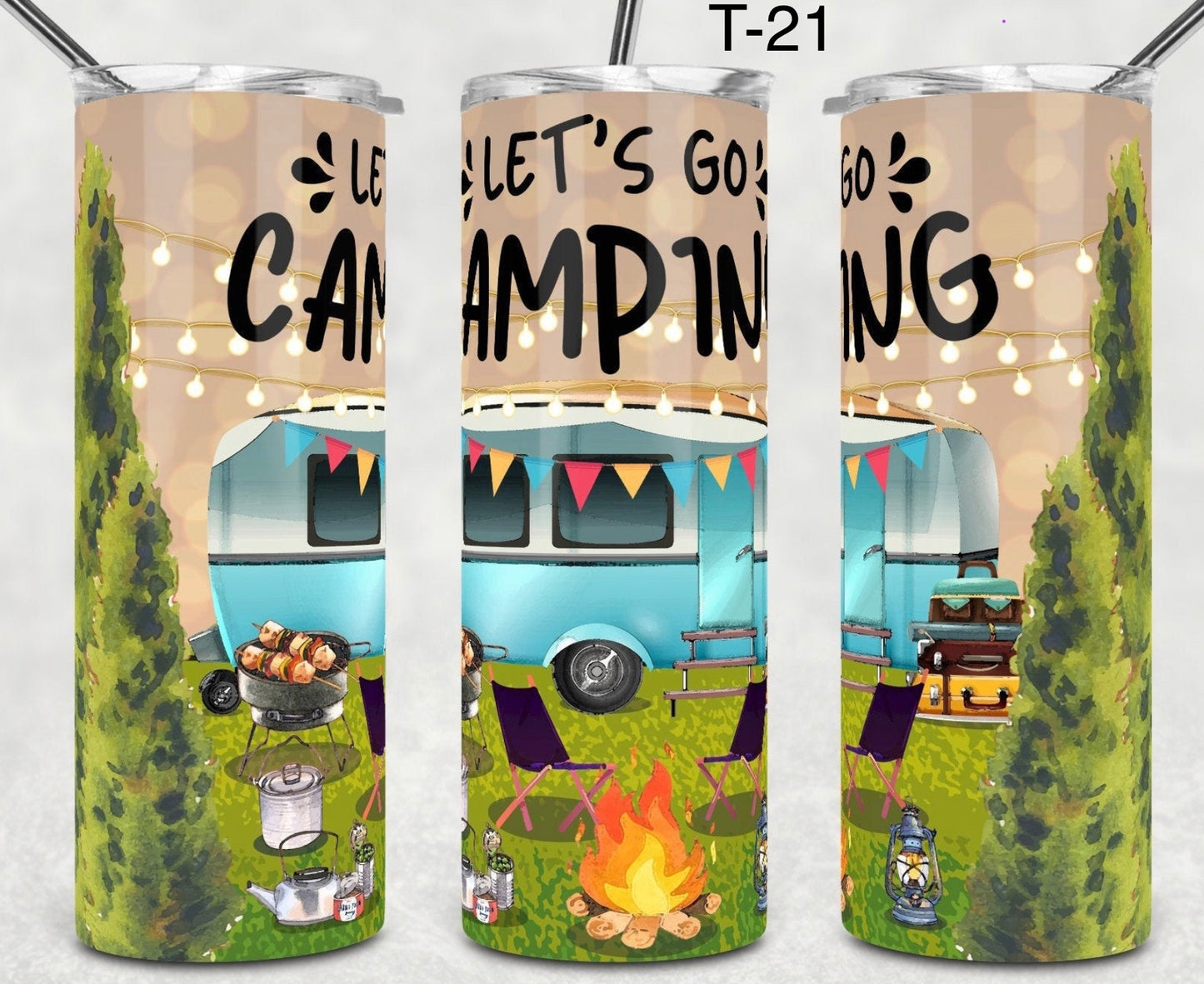 Tumbler 20 onces camping