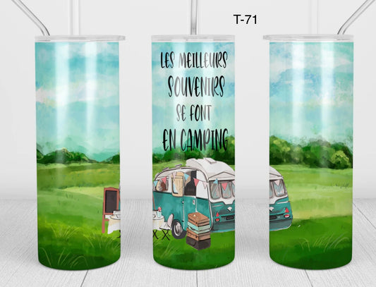 Tumbler 20 onces camping