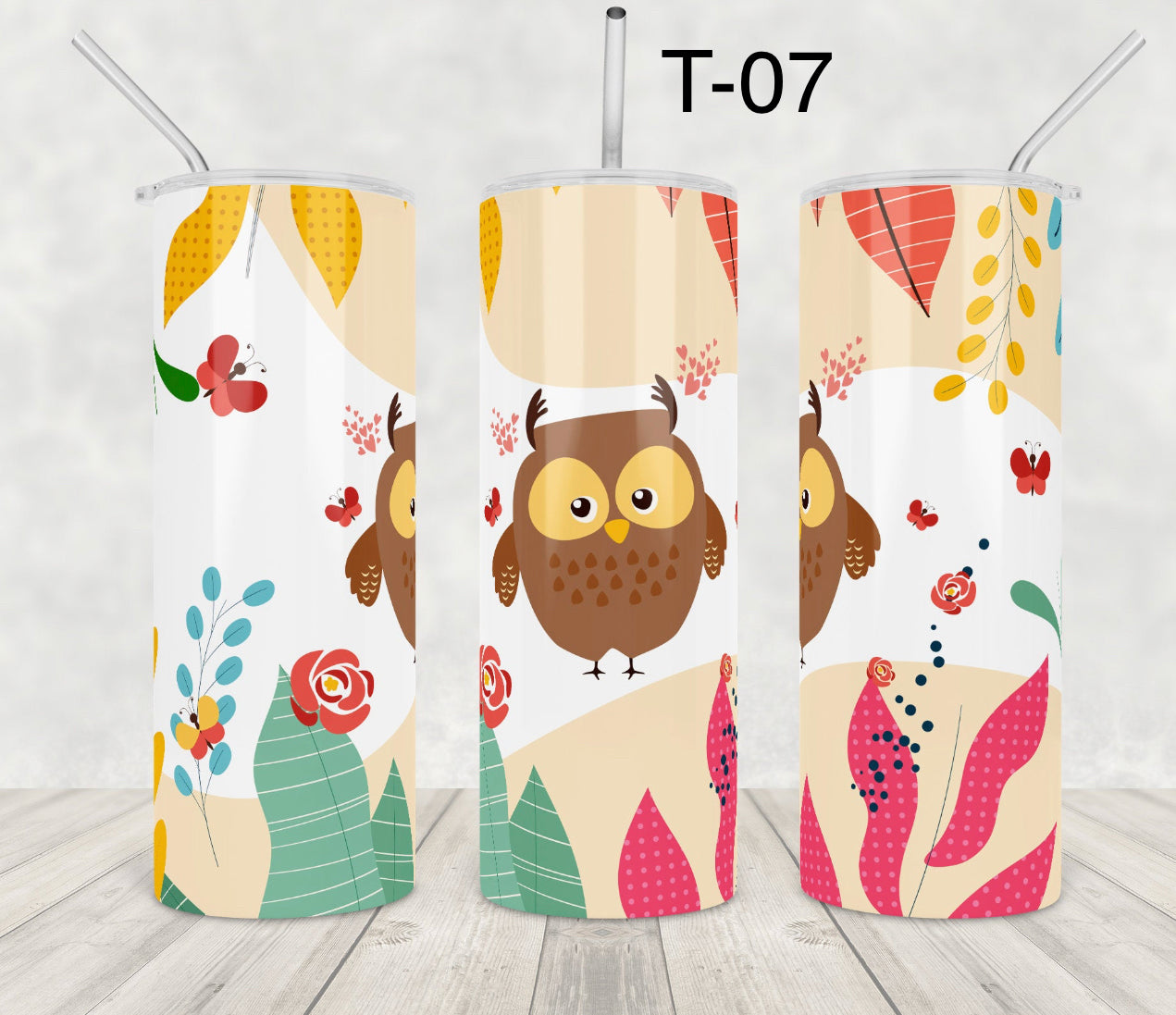 Tumbler 20 onces hibou