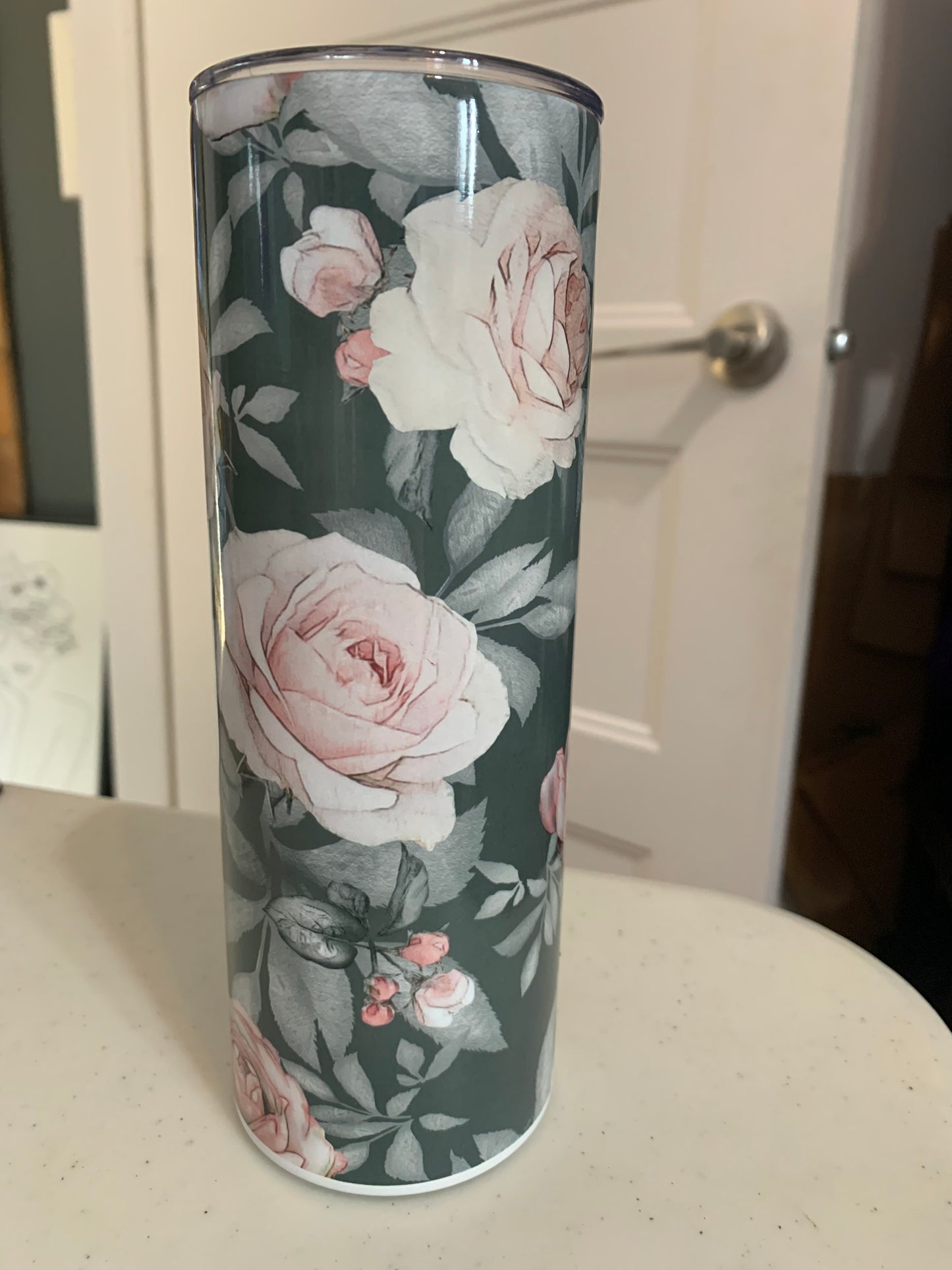 Tumbler 20 onces noir-rose