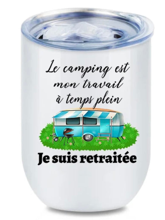 Verre isotherme camping retraite